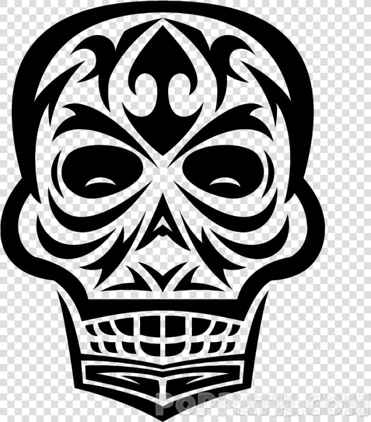 How To Draw Skull Crawler Tattoo And Crossbones Roses   Sticker Fácil De Desenhar  HD Png DownloadTransparent PNG