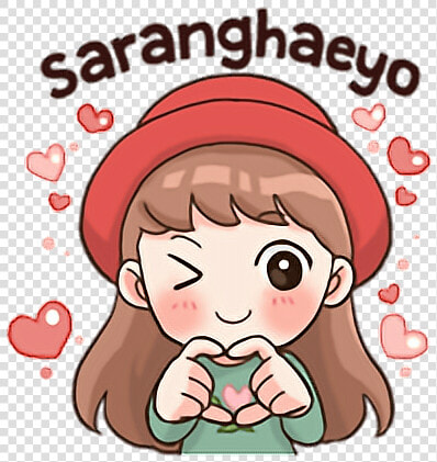  amor  love  coração  png   Korean Stickers For Whatsapp  Transparent PngTransparent PNG