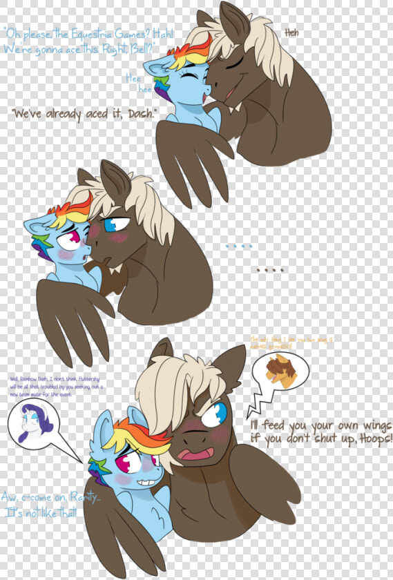 Dbkit  Blushing  Dumbbell  Dumbdash  Hoops  Hug  Male    Mlp Rainbow Dash X Dumbell Sex  HD Png DownloadTransparent PNG