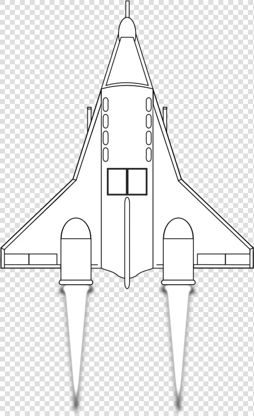 Spaceship Clipart Black Background   Aerospace Engineering  HD Png DownloadTransparent PNG