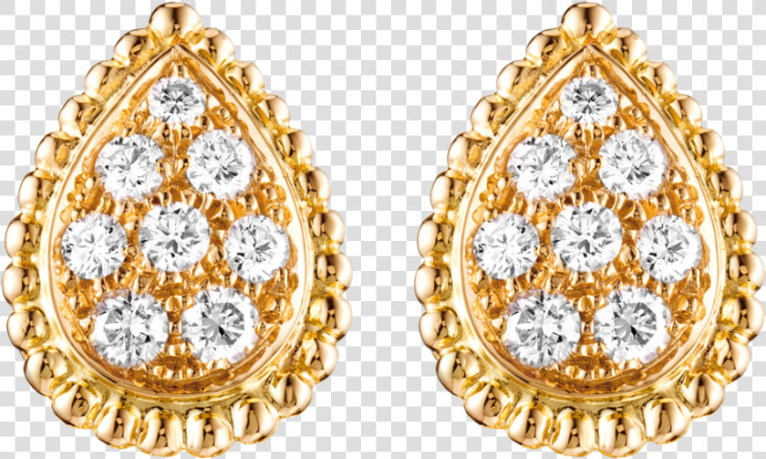 Gold Earring Png Free   Boucheron Serpent Boheme Earrings  Transparent PngTransparent PNG