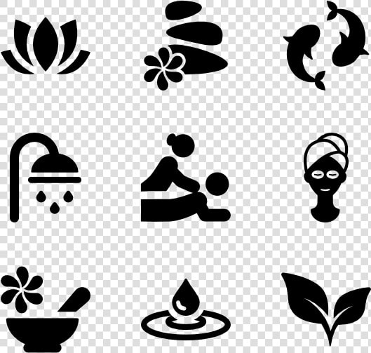 Relaxing In A Spa   Clip Art Spa Symbol  HD Png DownloadTransparent PNG