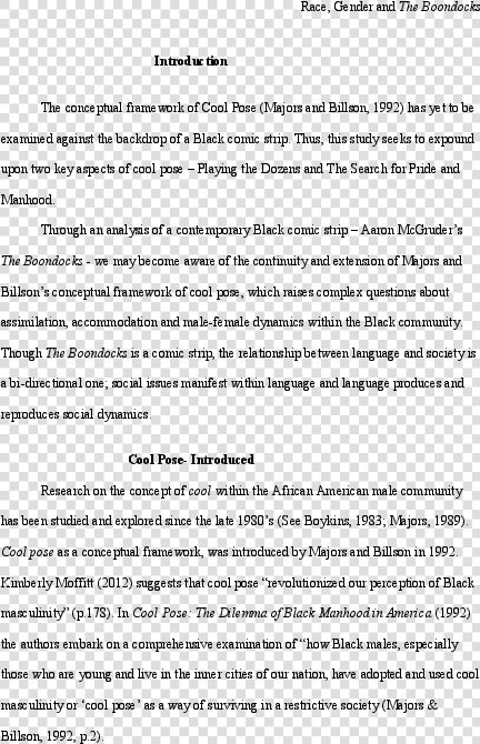 Concept Paper Of Boondocks  HD Png DownloadTransparent PNG