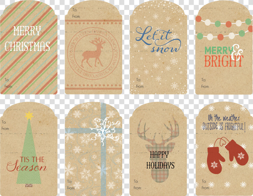 Christmas Gift Tags Png Banner Black And White Download   Wood  Transparent PngTransparent PNG