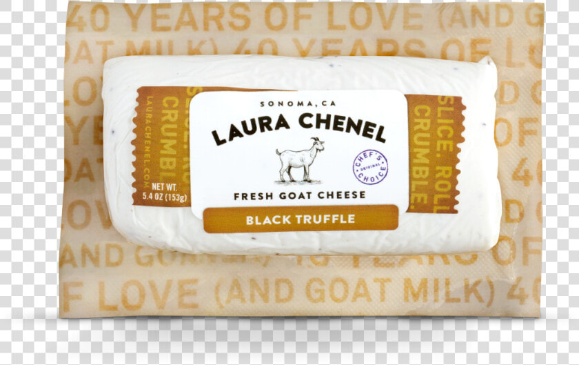 Laura Chenel Black Truffle Goat Cheese  HD Png DownloadTransparent PNG