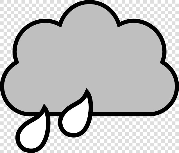 Black And White Rain Cloud Svg Clip Arts   Storm Cloud Clipart Black And White  HD Png DownloadTransparent PNG