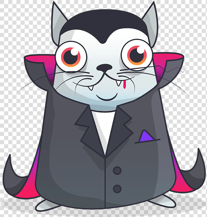 Cryptokitty Dracula Vampire Png   Cryptokitties Png  Transparent PngTransparent PNG