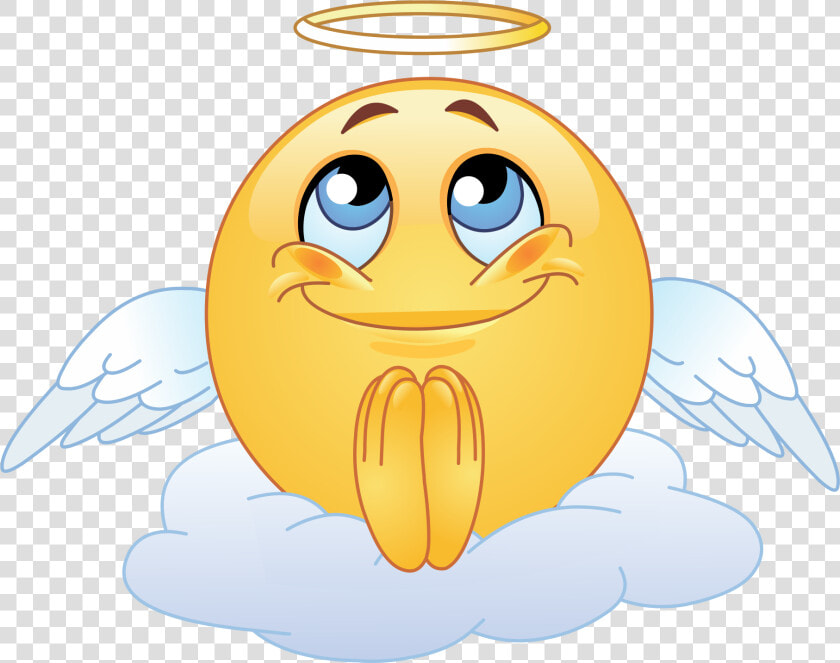 Angel Emoji 19 Decal   Angel Emoji  HD Png DownloadTransparent PNG