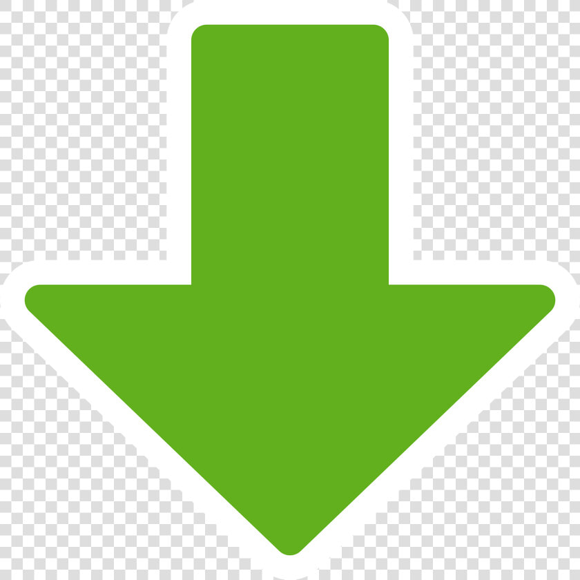 Flecha Hacia Abajo Verde  HD Png DownloadTransparent PNG