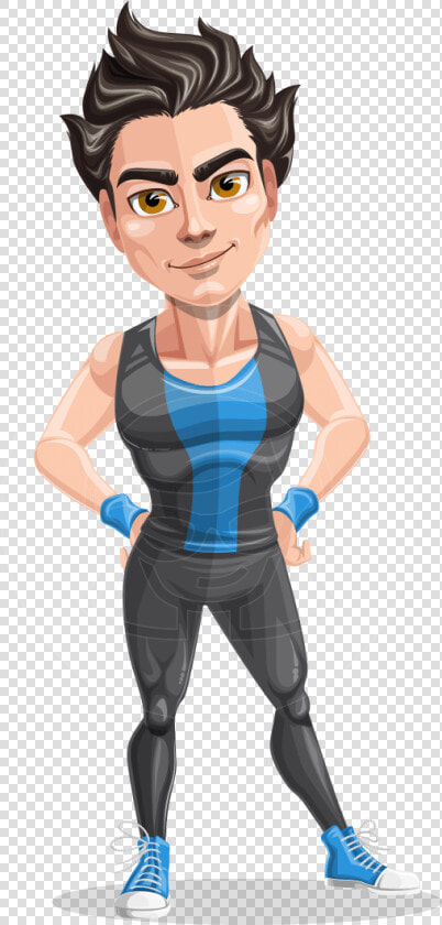 Handsome Fitness Man Cartoon Vector Character Aka Mitch   Man Cartoon Character Png  Transparent PngTransparent PNG