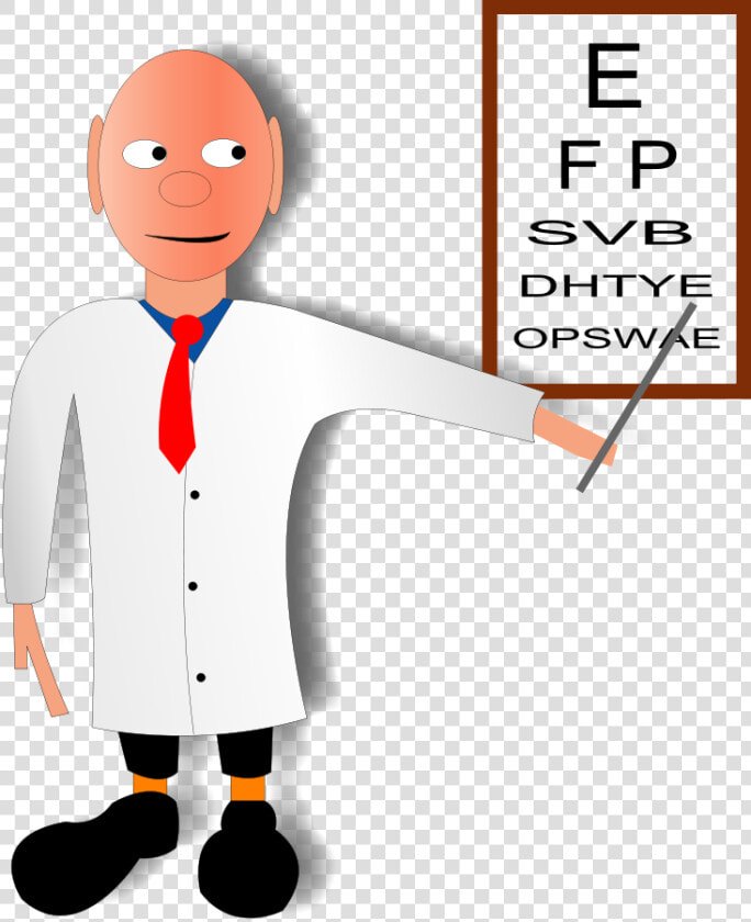 Transparent Doctor Clipart Png   Doctor Doing Eye Test  Png DownloadTransparent PNG