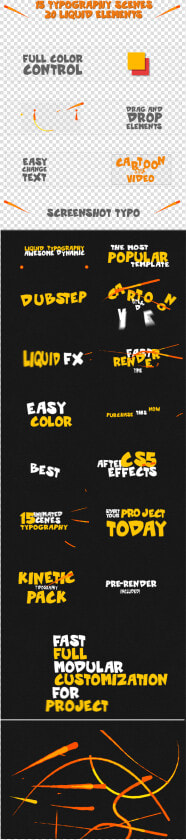 Dynamic Typography Pack After Effects Templates   Poster  HD Png DownloadTransparent PNG