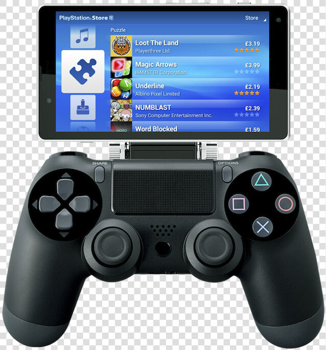 Android Clip Ps4 Controller   Playstation Controller With Screen  HD Png DownloadTransparent PNG