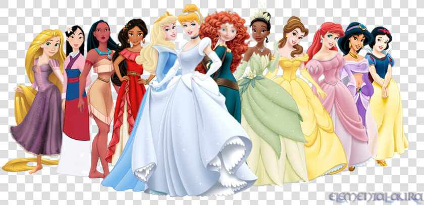 Disney Princesses With Elena   Princess Disney  HD Png DownloadTransparent PNG