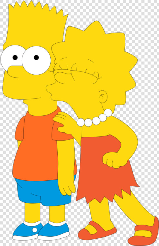 Bart Simpson  Lisa Simpson  And Siblings Image   Bart And Lisa Simpson  HD Png DownloadTransparent PNG