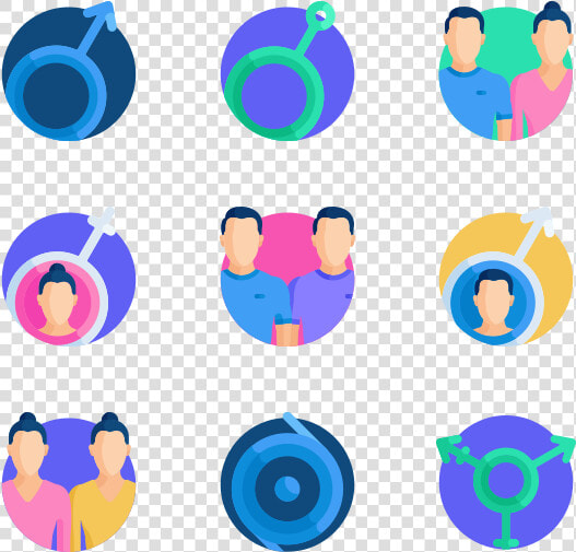 Gender Identity   Gender Identity Icons  HD Png DownloadTransparent PNG