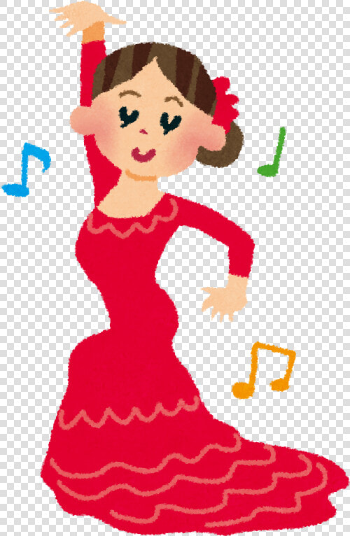 Flamenco Cliparts   Spanish Flamenco Clip Art  HD Png DownloadTransparent PNG