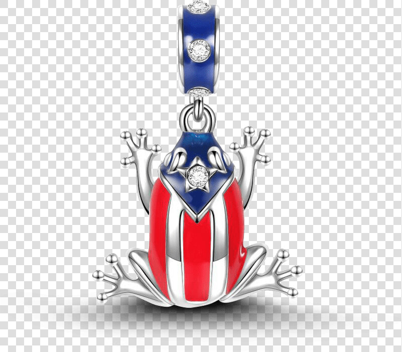 Puerto Rico Coqui Frog Prince   Pandora Charms Puerto Rico Flag  HD Png DownloadTransparent PNG