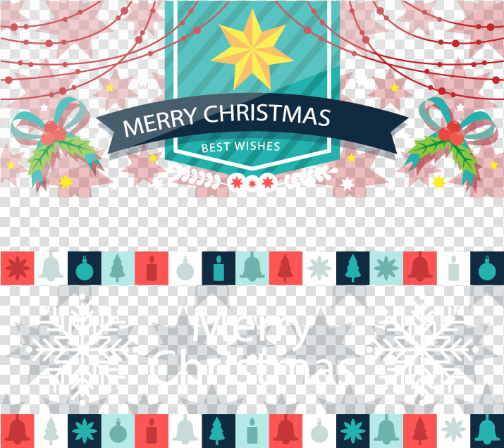 Color Flat Christmas Banners Png Download   Graphic Design  Transparent PngTransparent PNG