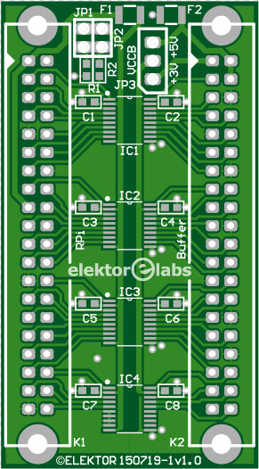 Raspi Buffer Board   Electronic Component  HD Png DownloadTransparent PNG