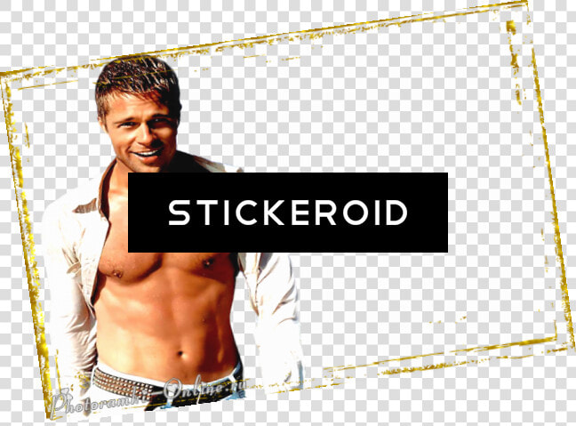 Brad Pitt Celebrities   Barechested  HD Png DownloadTransparent PNG