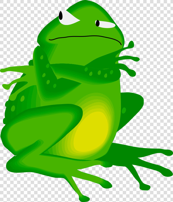 Grass toad artwork   Angry Frog Clipart  HD Png DownloadTransparent PNG