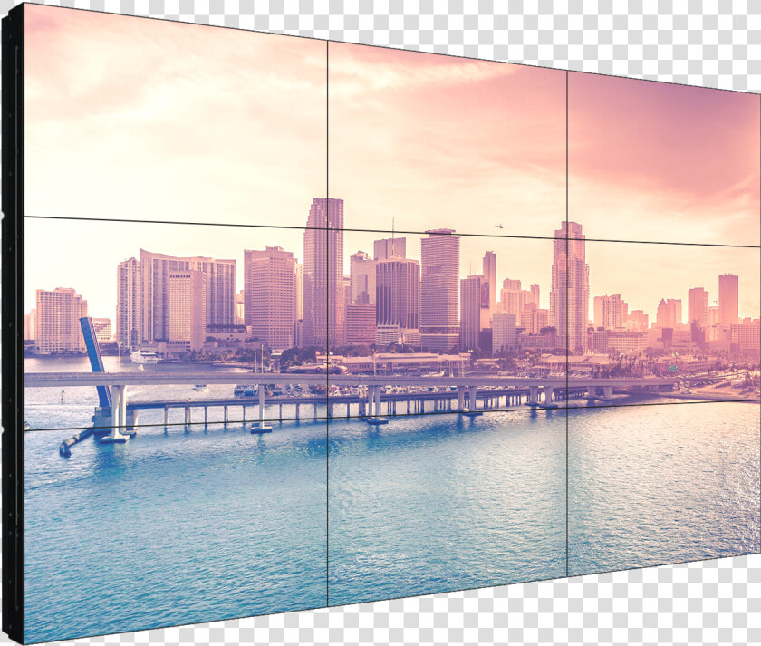 3 X 3 Video Wall Videowalldelivery   3 X 3 Video Wall  HD Png DownloadTransparent PNG