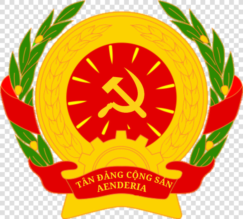 New Communist Party Of Aenerian Flag Logo   Logo With Blue Ball  HD Png DownloadTransparent PNG