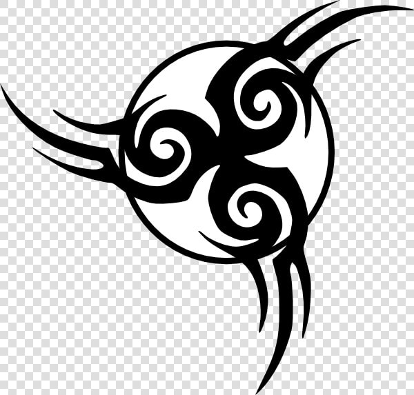 Circle Clipart Tribal   Triquetra Tribal Tattoo  HD Png DownloadTransparent PNG