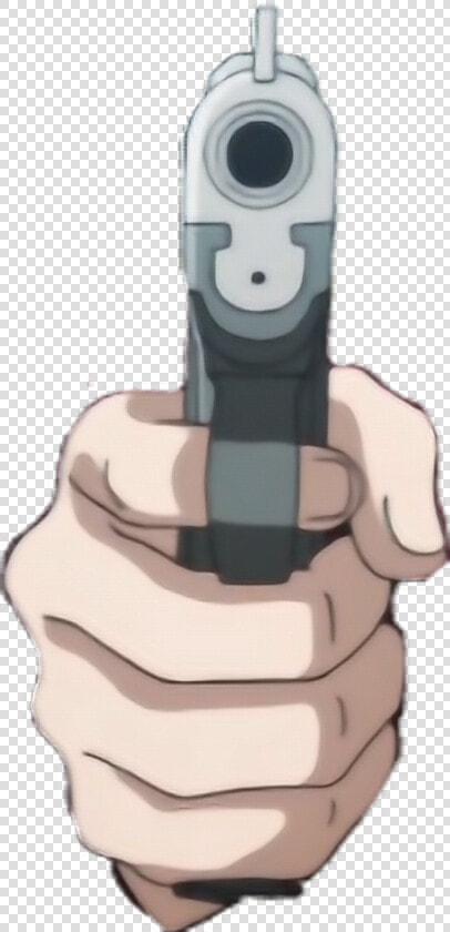  gung  gunganime  png  anime  meme  pistola  kawaii   Anime Con Pistola Png  Transparent PngTransparent PNG