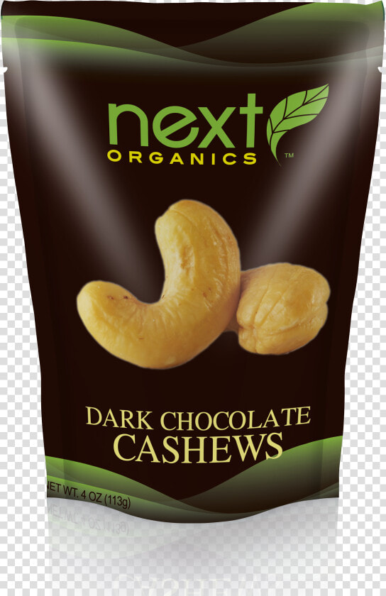 Next Organics Dark Chocolate Covered Cashews   Next Organic Dark Chocolate Cashews  HD Png DownloadTransparent PNG