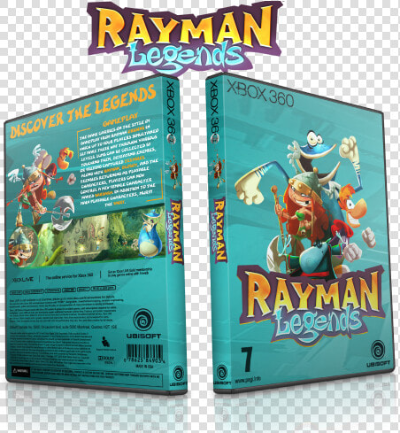 Rayman Legends Box Art Cover   Rayman Legends  HD Png DownloadTransparent PNG