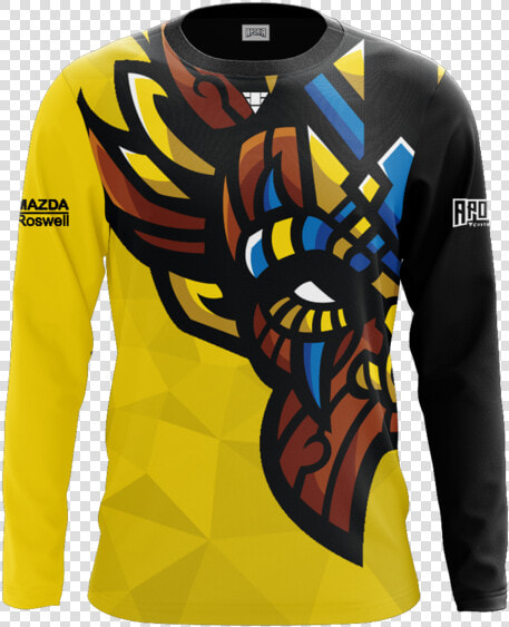 Witch Doctor Gaming Yellow Long Sleeve Jersey   Long sleeved T shirt  HD Png DownloadTransparent PNG