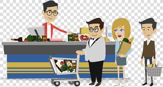 Grocery Store Manager   Super Market Billing Clipart  HD Png DownloadTransparent PNG