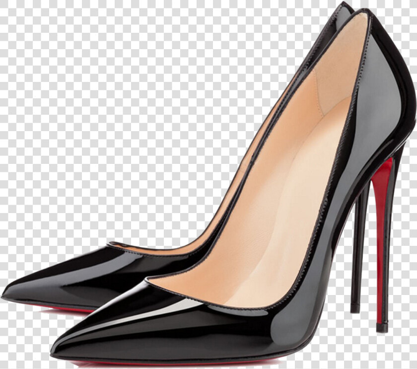 Women Shoes Free Png Image   Black Louboutin Heels  Transparent PngTransparent PNG