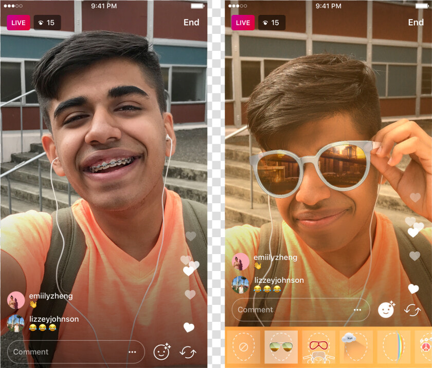 Instagram Live Face Filters  HD Png DownloadTransparent PNG