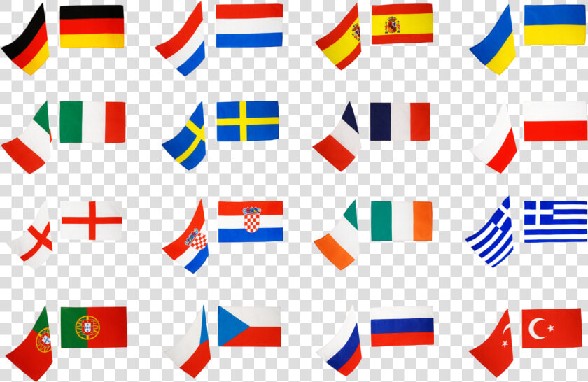 Football 2012  16 Country Flag Pack   Fußball Flaggen  HD Png DownloadTransparent PNG