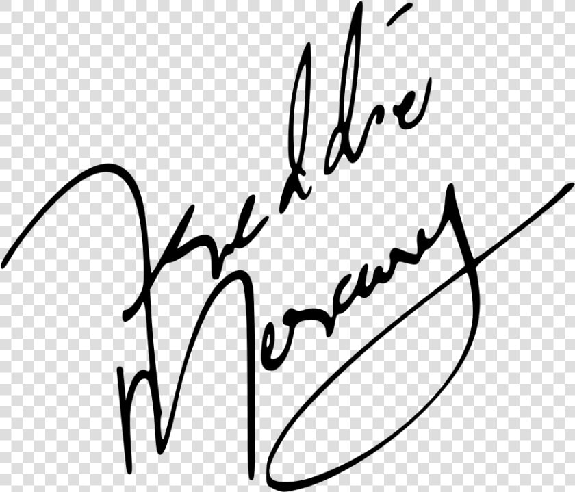 Freddie Mercury Signature  HD Png DownloadTransparent PNG