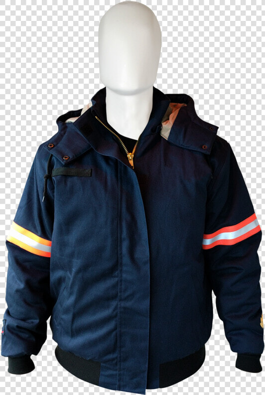 Insulated Navy Jacket Fr And Arc Rated Cat4   Pocket  HD Png DownloadTransparent PNG