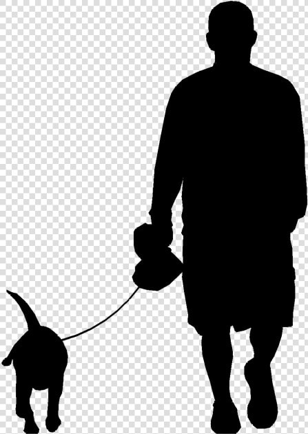 Person Walking Silhouette Png 15166   Dogs Human Best Friend  Transparent PngTransparent PNG