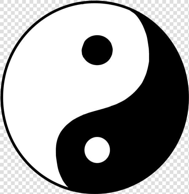 How To Draw Yin Yang Symbol   Yin And Yang Drawings  HD Png DownloadTransparent PNG