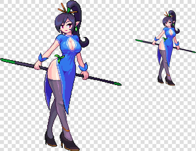 Qipao Elf   Yumurama Pixel  HD Png DownloadTransparent PNG