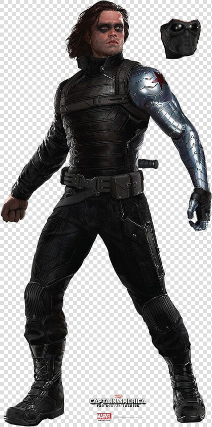 Captain America Bucky Barnes   Winter Soldier Full Body  HD Png DownloadTransparent PNG