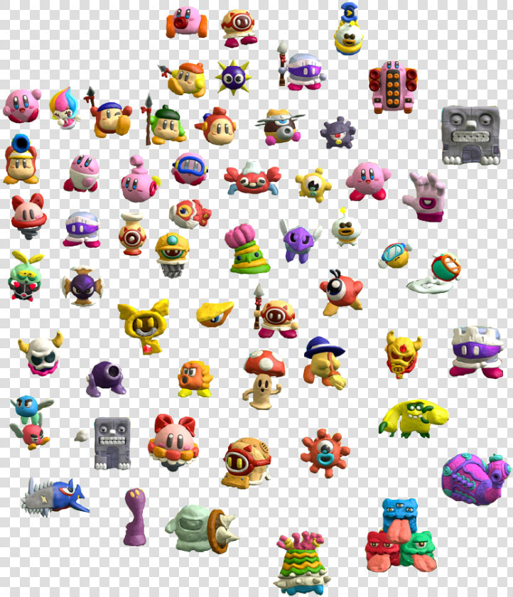 Kirby And The Rainbow   Kirby And The Rainbow Curse Figurines  HD Png DownloadTransparent PNG