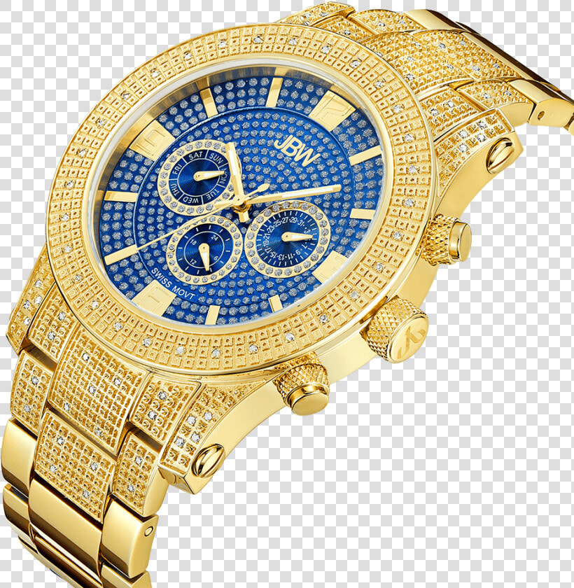 Jbw Lynx J6336c Gold Gold Diamond Watch Angle   Analog Watch  HD Png DownloadTransparent PNG