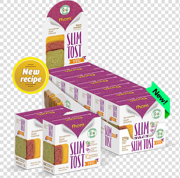 Slim Tost Veguinha   Confectionery  HD Png DownloadTransparent PNG