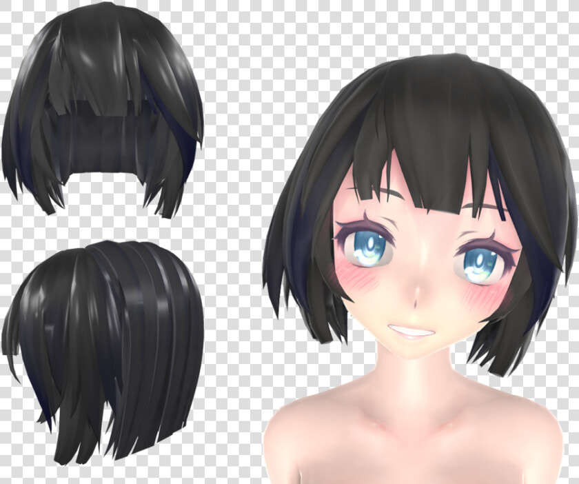 Mmd Tda Short Hair Dl  HD Png DownloadTransparent PNG