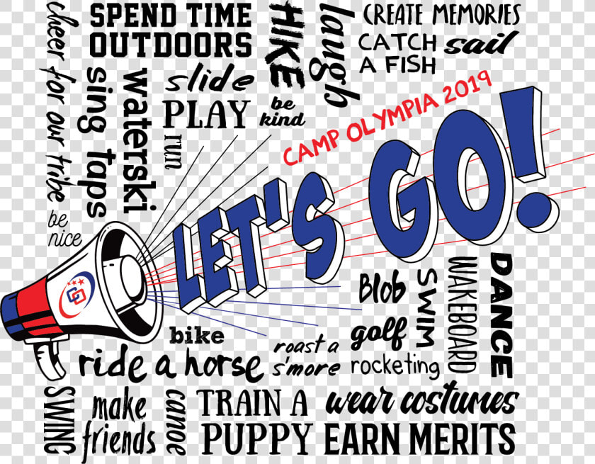 Camp Olympia Let S Go   Poster  HD Png DownloadTransparent PNG