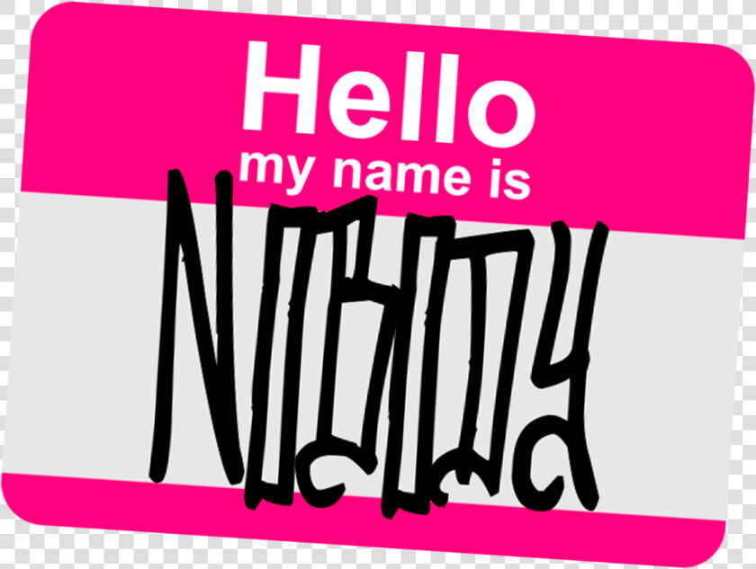 El Primer Teaser De Hello  My Name   Name Tag Template Green  HD Png DownloadTransparent PNG