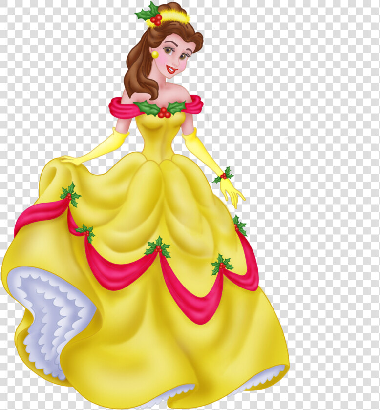 Belle Cinderella Rapunzel Minnie Mouse Clip Art   Disney Princess Aurora Christmas  HD Png DownloadTransparent PNG